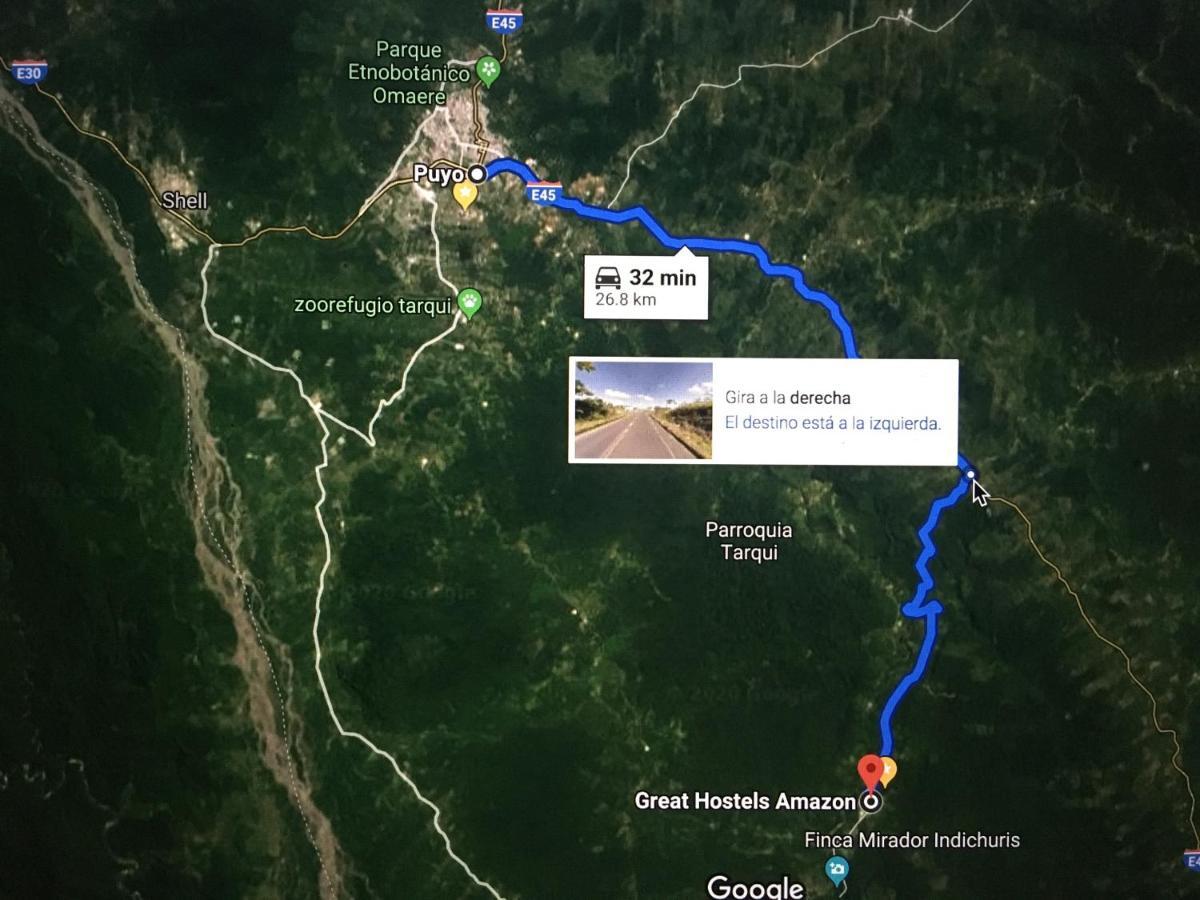 Guest House Great Hostels Amazon Puyo Bagian luar foto